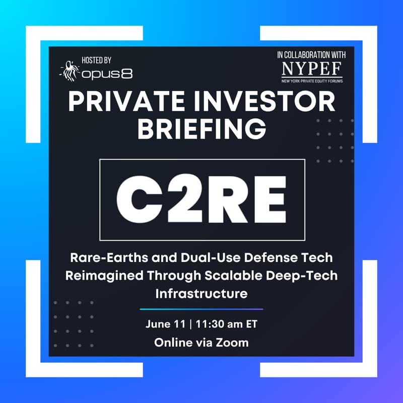 Cover Image for C2RE Private Investor Briefing - Virtual