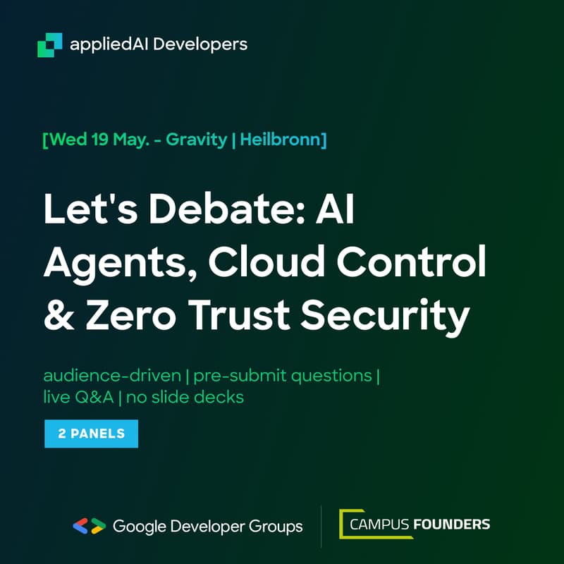 Cover Image for appliedAI Developers Meetup @ Heilbronn