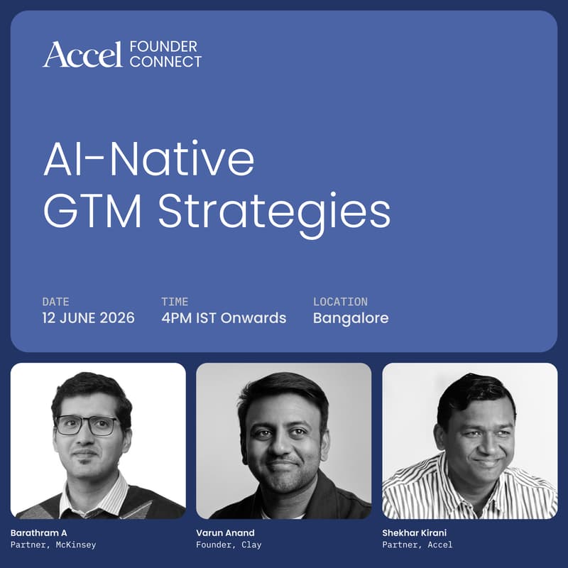 Cover Image for Accel Founder Connect: AI-Native GTM Strategies