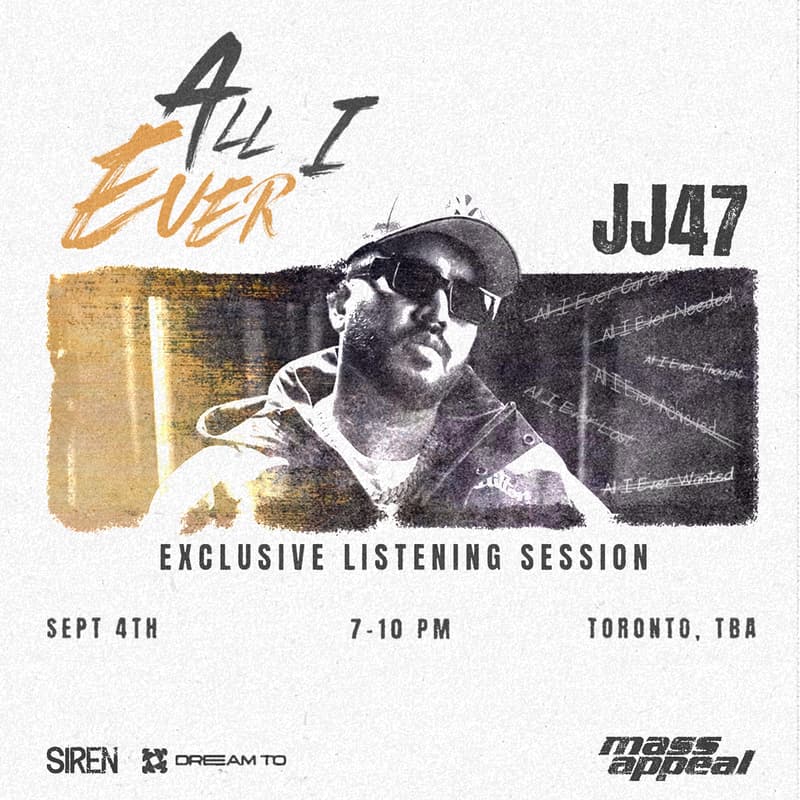 Cover Image for JJ47: All I Ever - Exclusive Listening Session