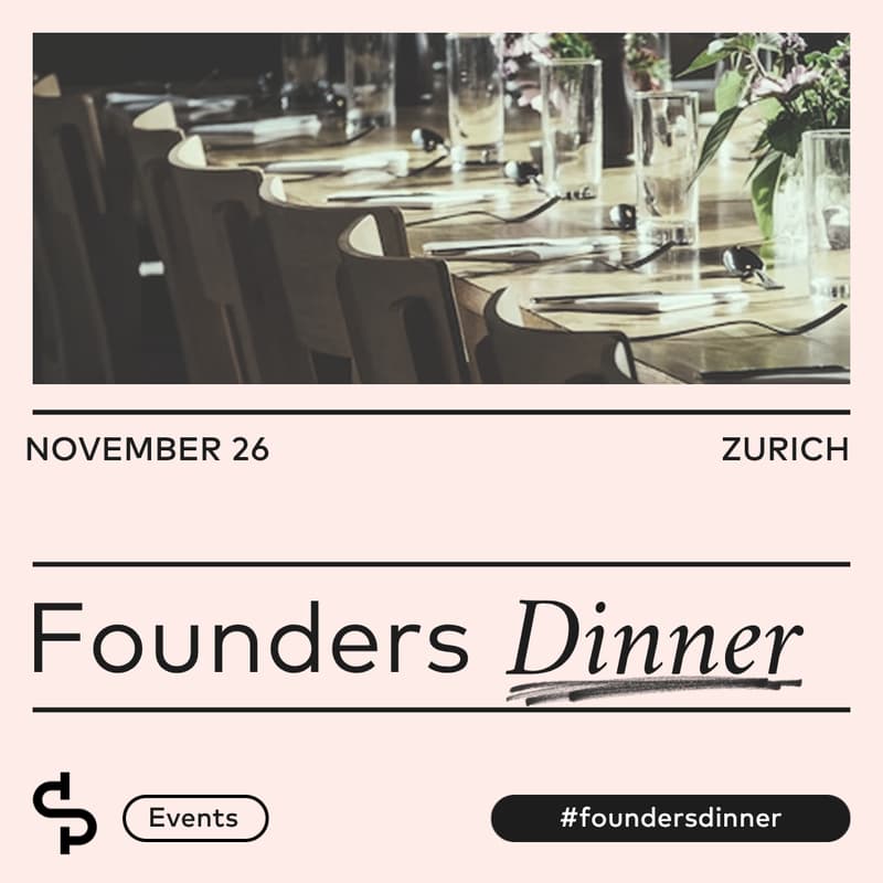 Cover Image for Founders' Dinner Zurich - Open-i conference