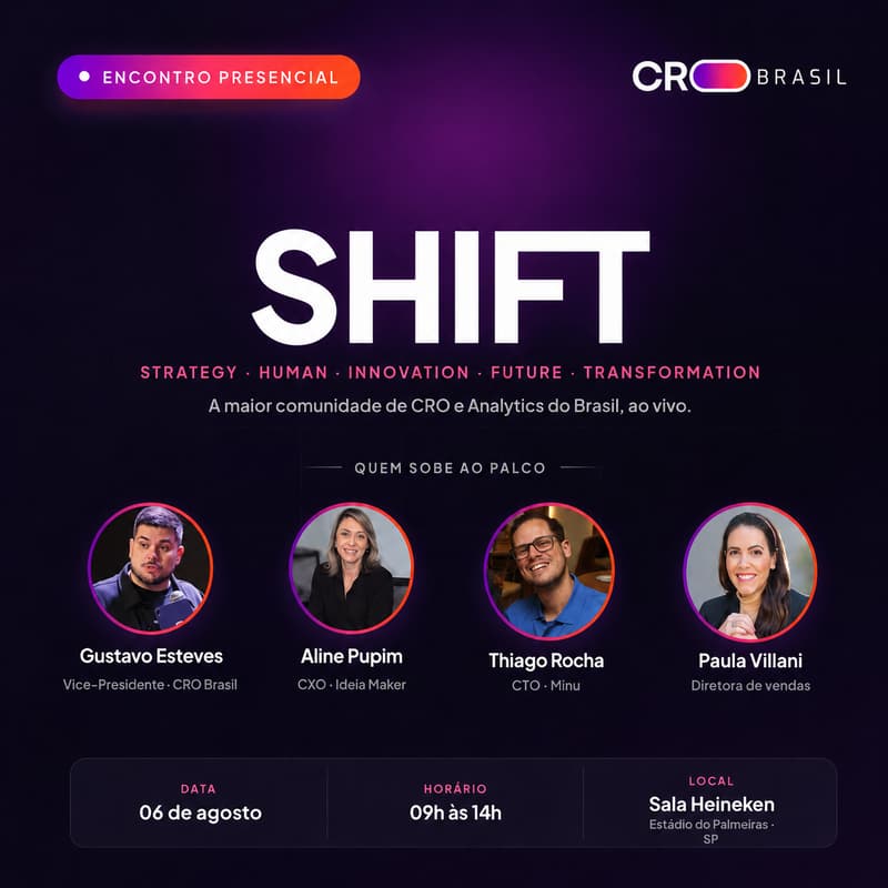 Cover Image for SHIFT - Conectando pessoas e dados para otimizar o presente e escalar o futuro