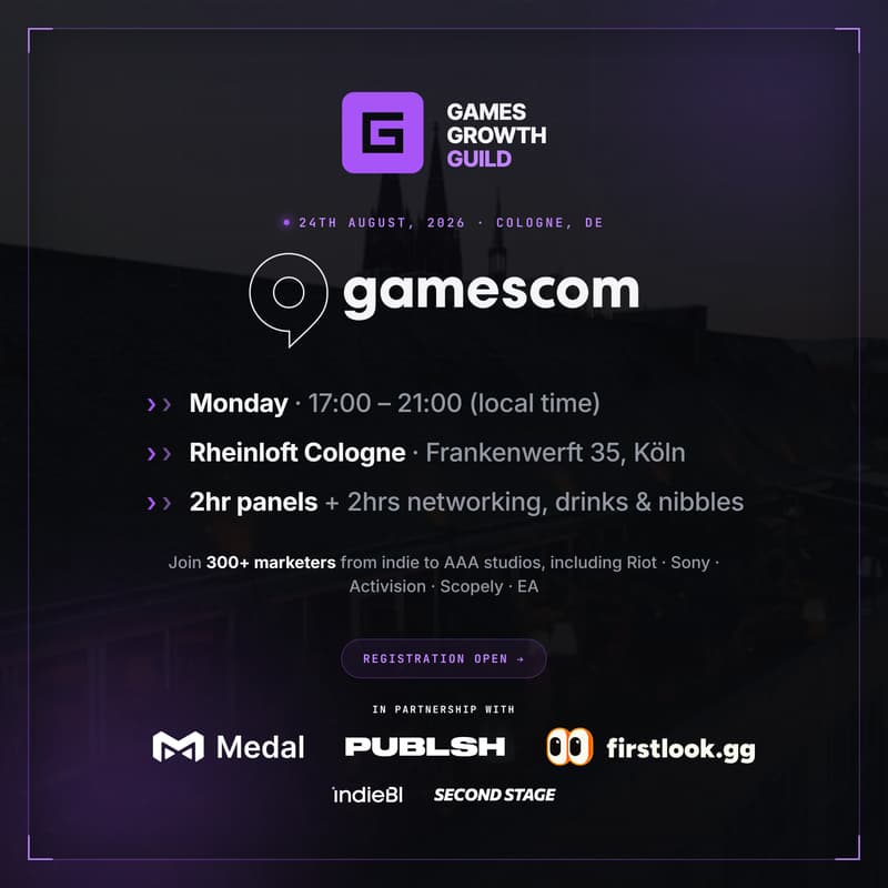 Cover Image for Games Growth Guild @ gamescom 2026