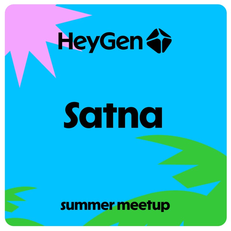 Cover Image for HeyGen User Meetup Satna