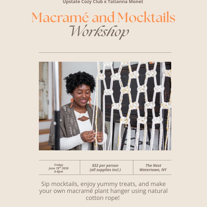 Cover Image for Macramé & Mocktails