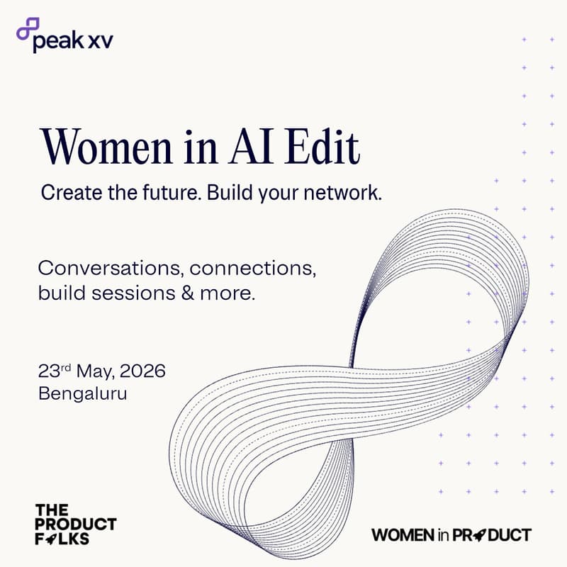 Cover Image for Women in AI Edit: WIP by The Product Folks & Peak XV