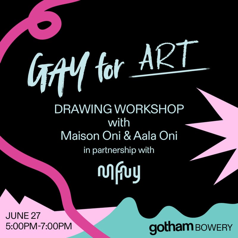 Cover Image for Gay for Art at Gotham Bowery