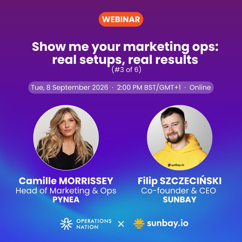 Cover Image for Show me your marketing ops: real setups, real results (#3 of 6)