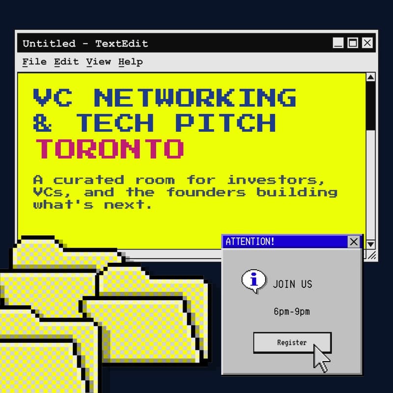 Cover Image for VC Networking & Tech Pitch | Toronto