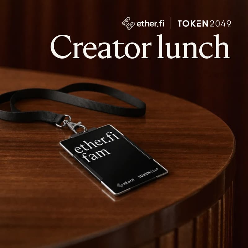 Cover Image for Creator Lunch | ether.fi Lounge