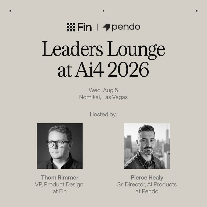Cover Image for Leaders Lounge @ Ai4, hosted by Fin & Pendo