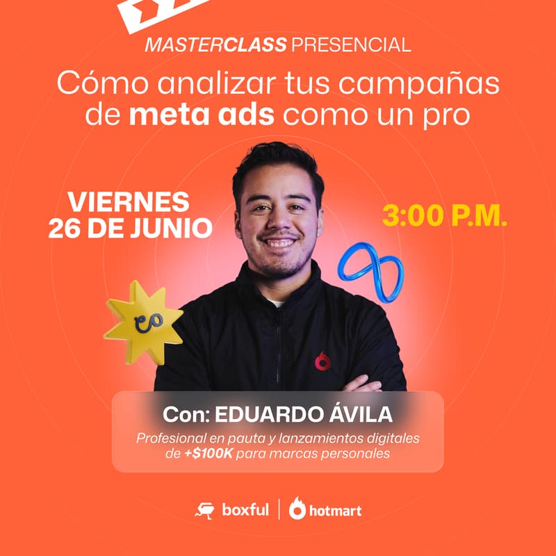 Cover Image for Analizar campañas de META ADS como un PRO con Eduardo Ávila. 🚀