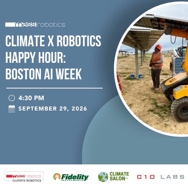 Cover Image for Climate x Robotics Happy Hour: Boston AI Week