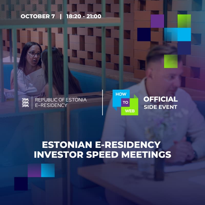 Cover Image for Estonian e-Residency Investor Speed Meetings @ How to Web
