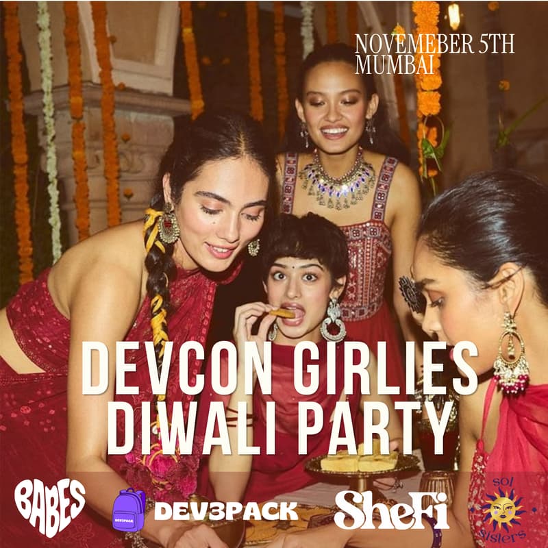 Cover Image for Devcon Girlies Diwali Party in Mumbai ๐ช ๐