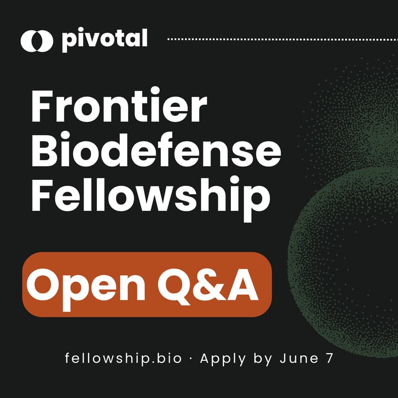 Cover Image for Q&A: Frontier Biodefense Fellowship