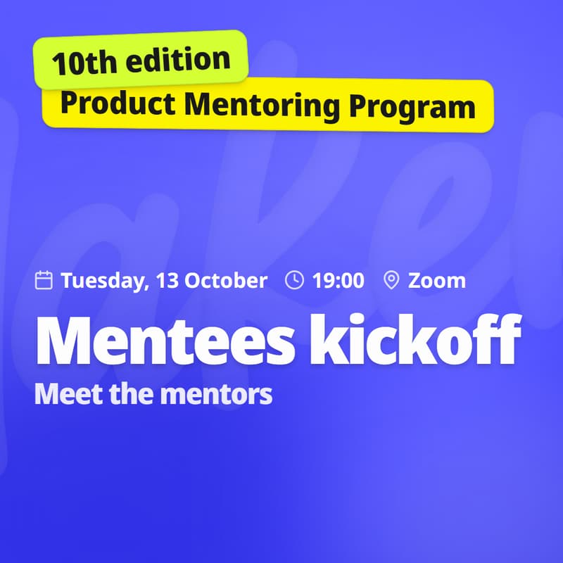 Cover Image for Mentees Kickoff - Meet the Mentors