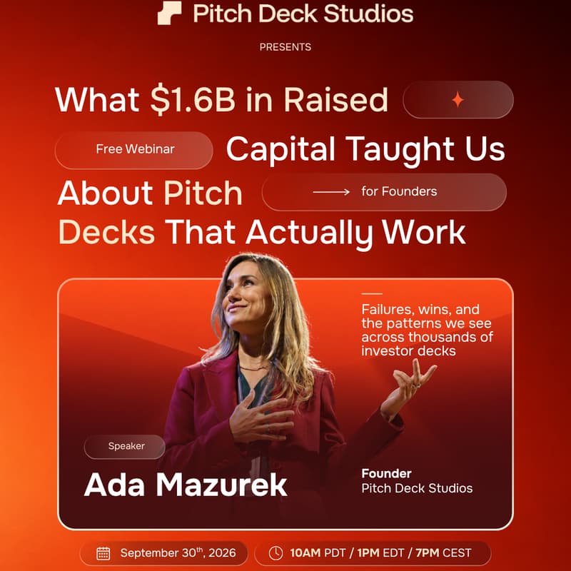 Cover Image for What $1.6B in Raised Capital Taught Us About Pitch Decks That Actually Work