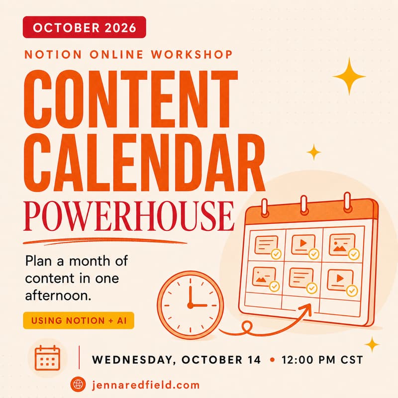 Cover Image for Content Calendar Powerhouse