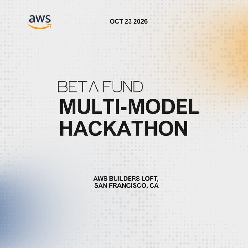 Cover Image for Multi-Model Hackathon @AWS Builders Loft