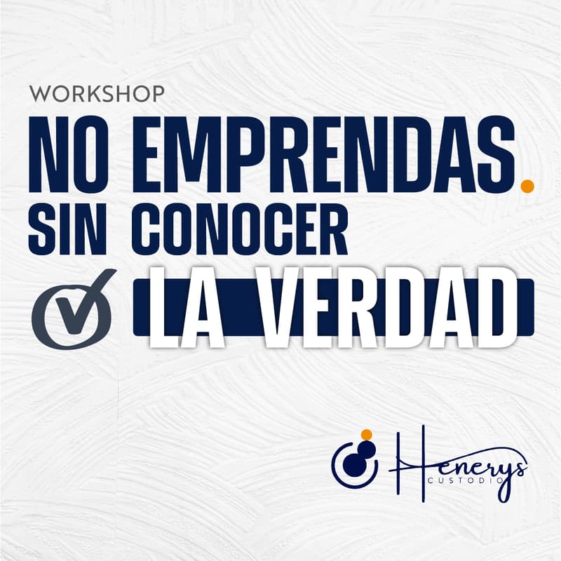 Cover Image for NO EMPRENDAS. Sin conocer la VERDAD