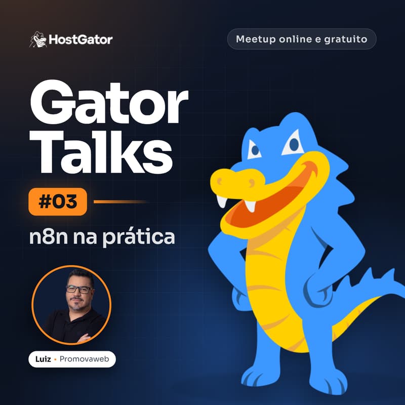 Cover Image for GatorTalks #03 - n8n na prática com o Luiz da Promovaweb