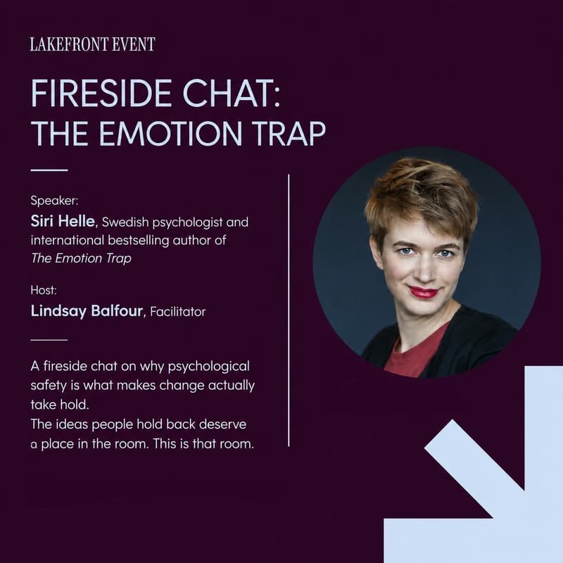 Cover Image for Fireside Chat: The Emotion Trap with Siri Helle