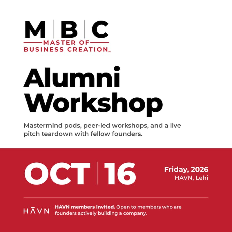 Cover Image for MBC Alumni Workshop 2026