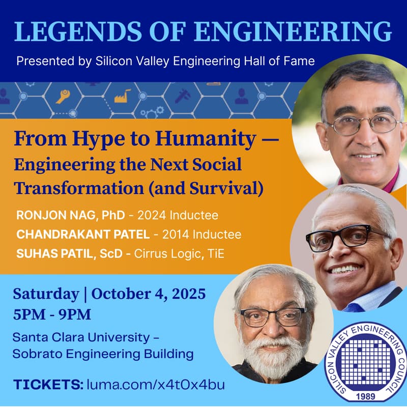 Cover Image for Legends of Engineering - by Silicon Valley Engineering Hall of Fame