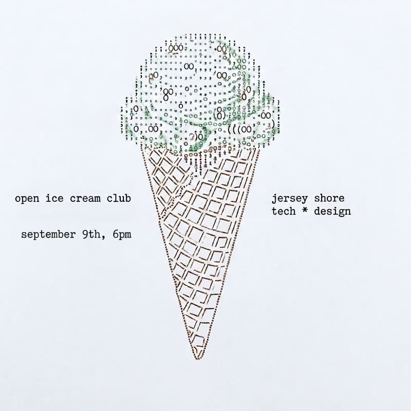 Cover Image for Open Ice Cream Club (#23) - Jersey Shore Tech & Design