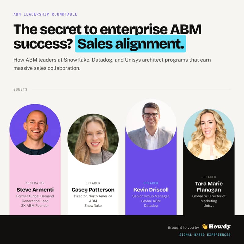 Cover Image for The secret to enterprise ABM success is—and always will be—sales alignment.