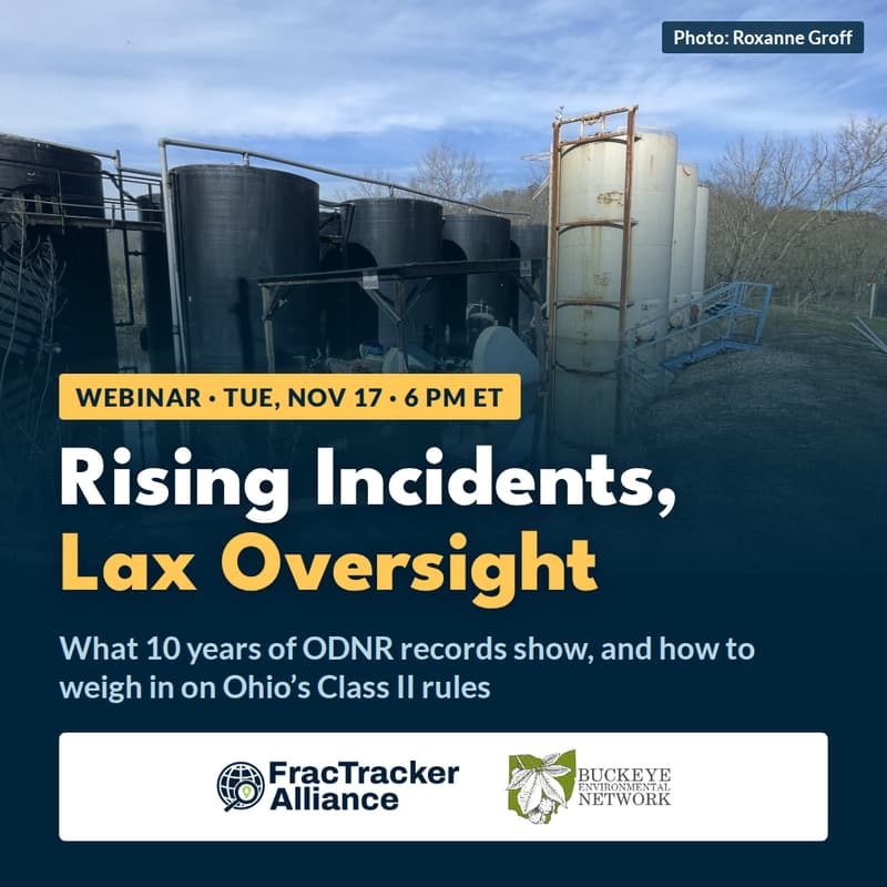 Cover Image for Ohio’s Oil & Gas Incident Report Follow Up: A Deeper Look at the Report & Next Steps