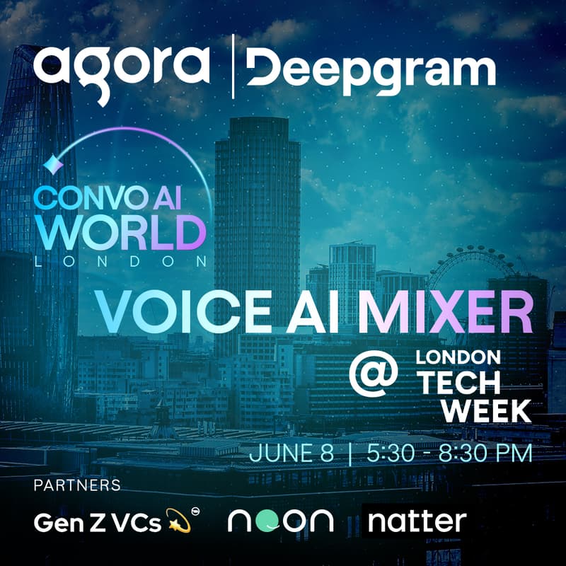 Cover Image for Voice AI Mixer: London Tech Week