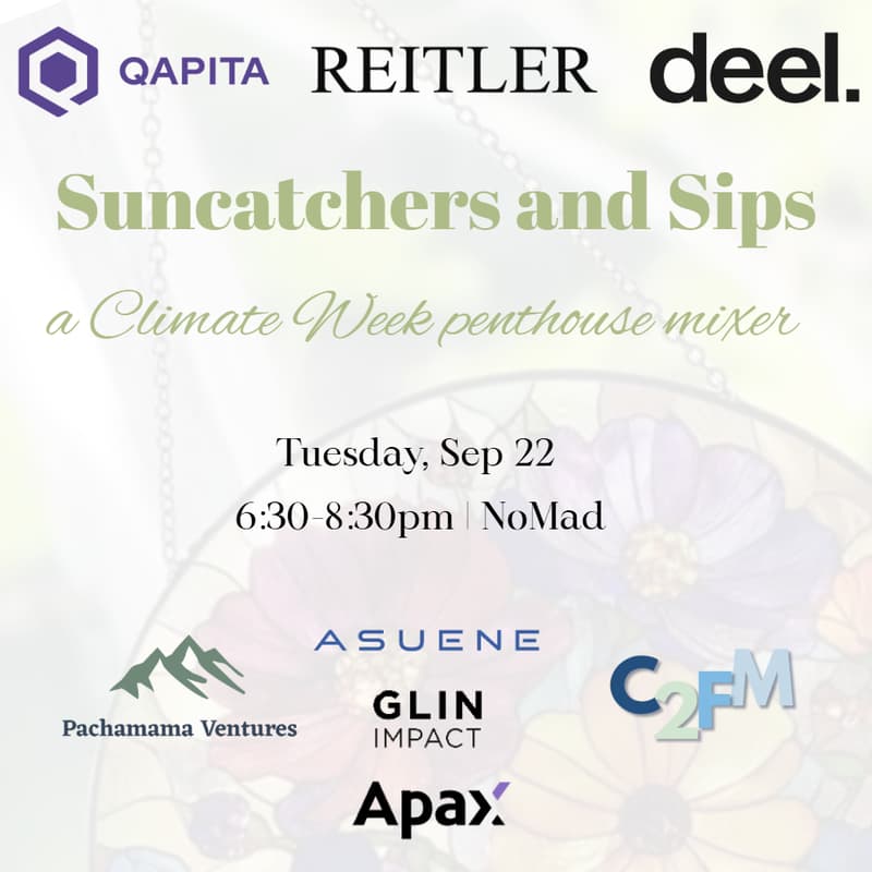 Cover Image for Suncatchers and Sips: A Climate Week Mixer