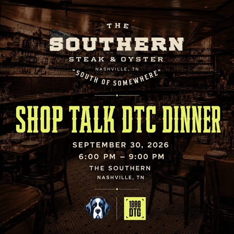 Cover Image for Shop Talk DTC Dinner