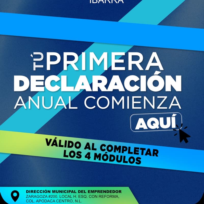 Cover Image for TU PRIMERA DECLARACIÓN ANUAL (PRESENCIAL)