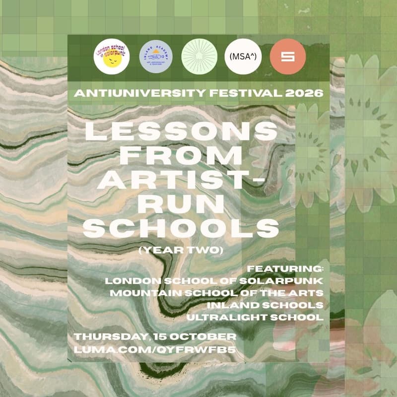 Cover Image for Lessons from Artist-Run Schools (Year 2)