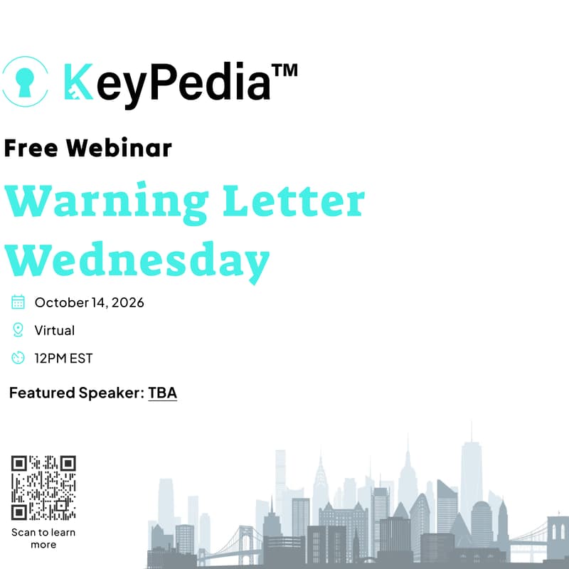 Cover Image for October Edition - Warning Letter Wednesday Webinar