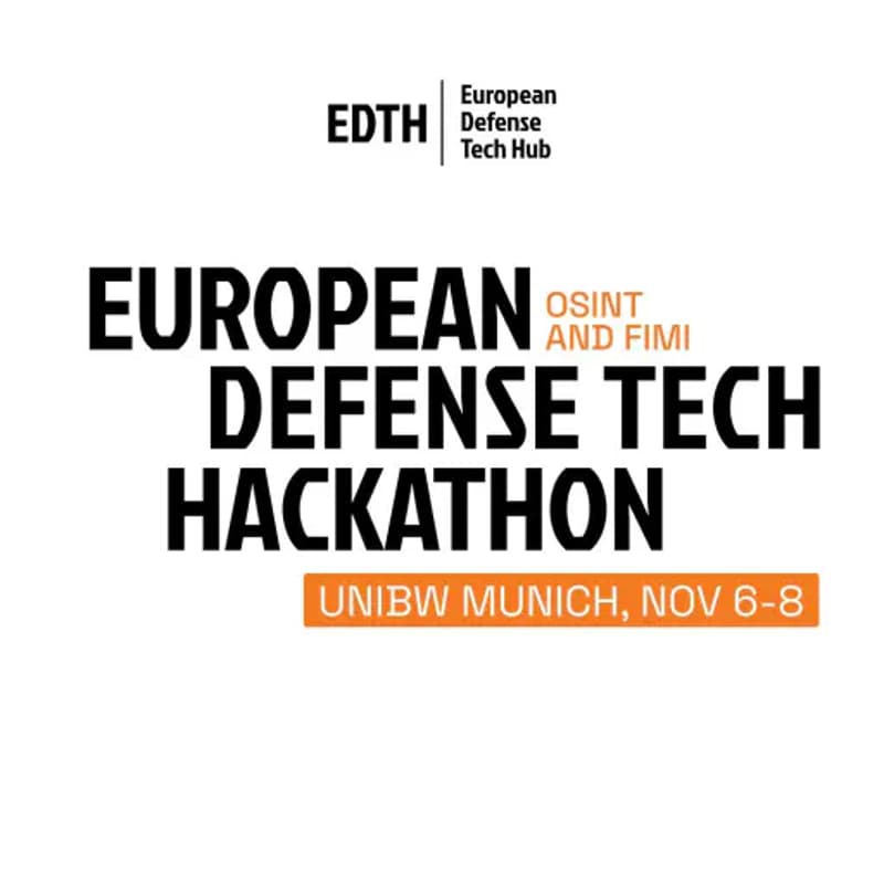 Cover Image for European Defense Tech Hackathon — UNIBW Munich