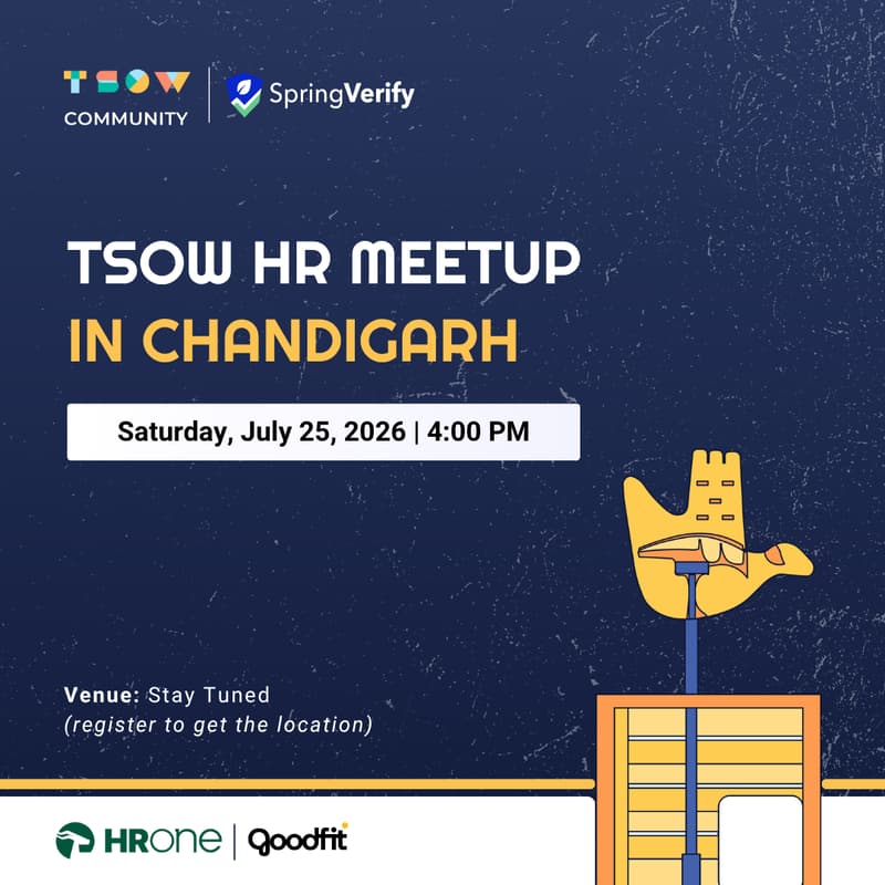 Cover Image for TSOW HR Meetup in Chandigarh