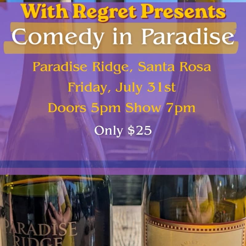 Cover Image for With Regret Presents: Comedy In Paradise