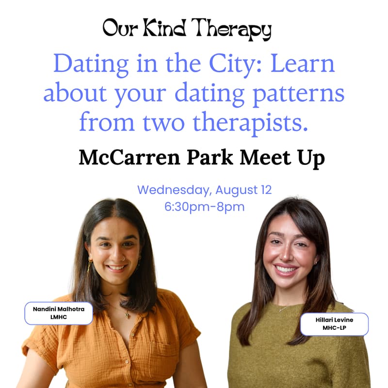 Cover Image for Dating in the City: A Therapist-Led Workshop in McCarren Park