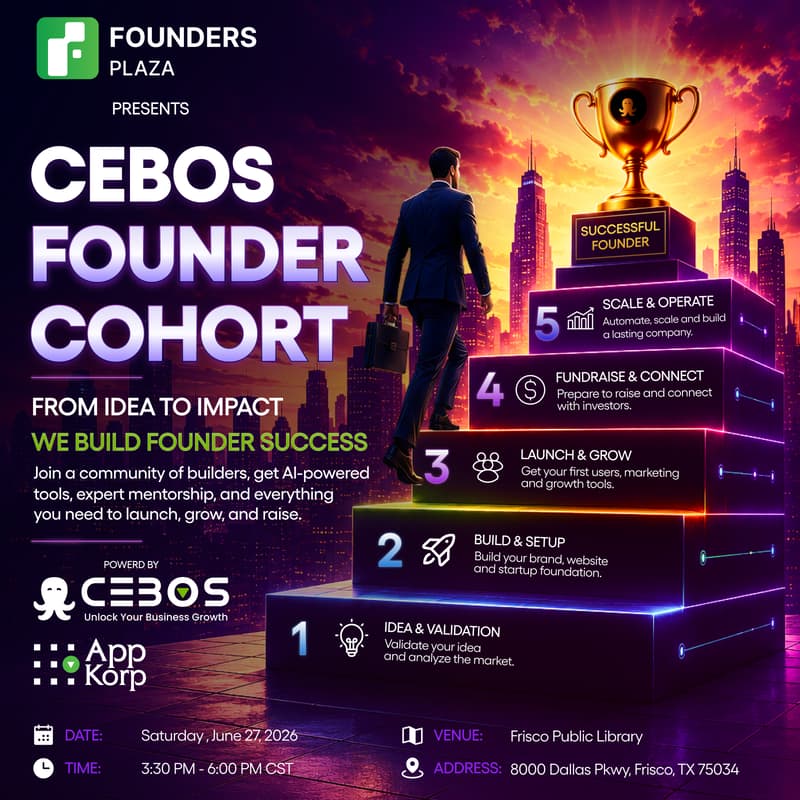 Cover Image for CEBOS Founder Cohort - June 2026
