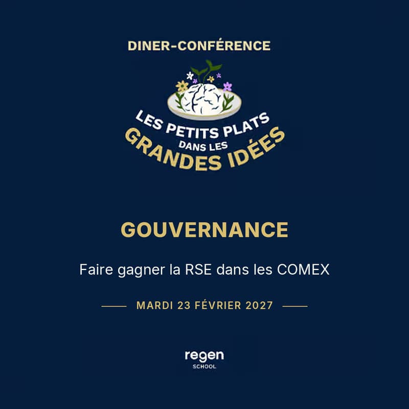 Cover Image for Dîner-conférence - Faire gagner la RSE dans les COMEX
