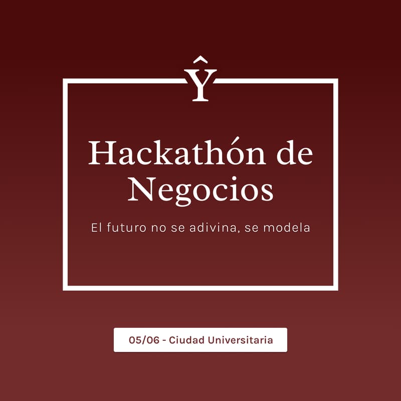 Cover Image for Hackathón de Negocios Y-Hat