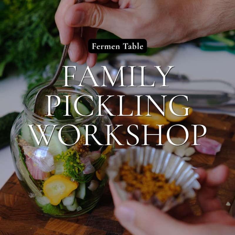 Cover Image for Creative Pickling Workshop For Kids!