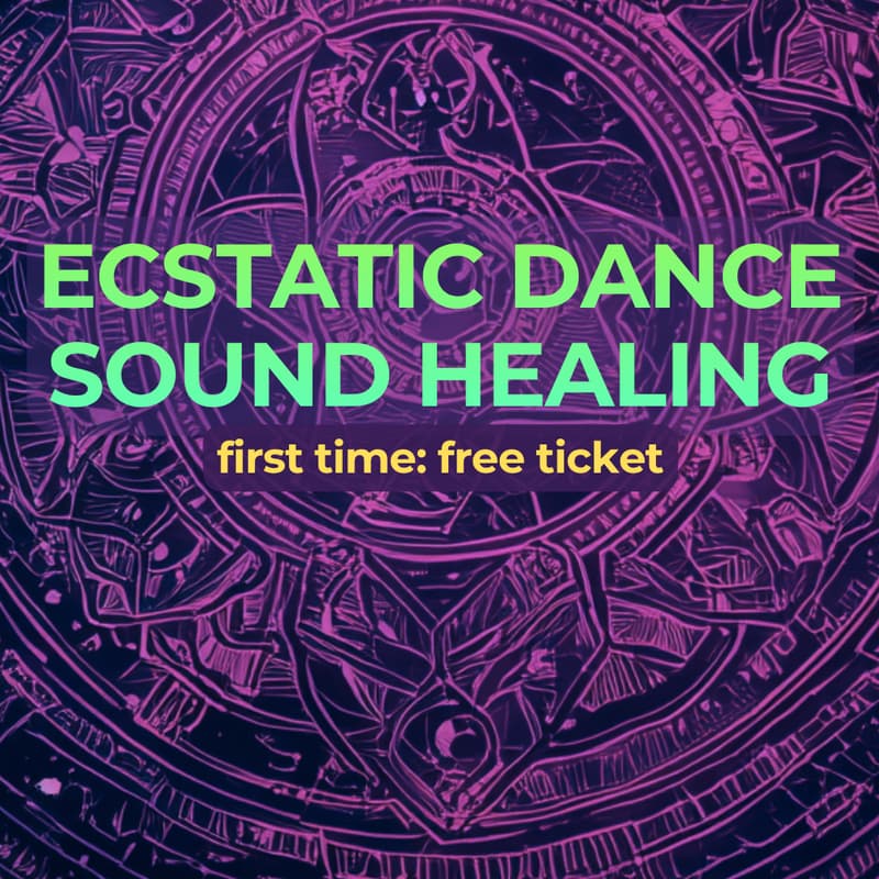 Cover Image for ECSTATIC DANCE PARTY ZÜRICH · SOUND HEALING · TRIBAL HEARTBEAT · WORLD MUSIC · BAREFOOT · MOVEMENT MEDICINE · DANCE MEDITATION · LIVE DJ