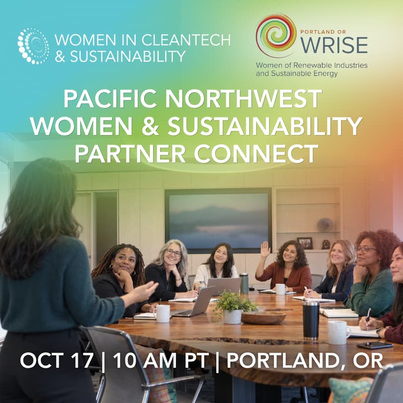 Cover Image for PNW Women & Sustainability Partner Connect for 2027 Planning & Collaboration