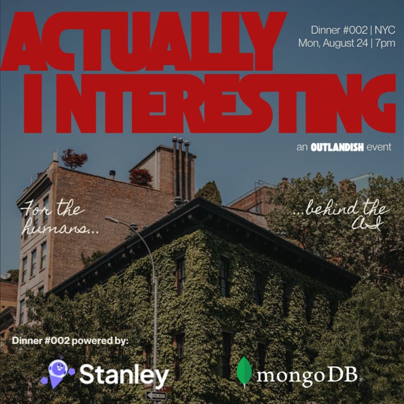 Cover Image for Actually Interesting 002 | NYC Dinner & Dialogue