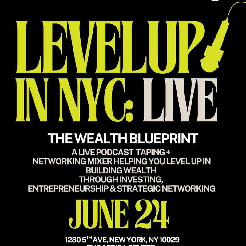 Cover Image for Join Us for the LEVELUP in NYC Wealth Blueprint Workshop and Mixer